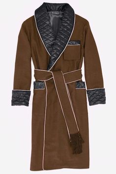 Wool Dressing Gown, Mens Robes Luxury, Gentleman's Dressing Gown Fashion, Luxury Elegant Men's Robe, Quilted Dressing Gown Mens, Men's Luxury Robes And Pajamas, Dressing Gown Robe Mens, Mens Silk Dressing Gown, Gentleman's Classic Silk Dressing Gown
