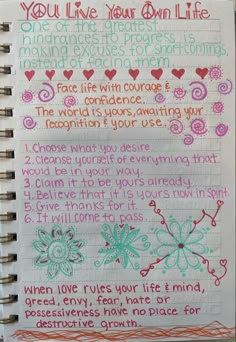 peace and love journal page ideas