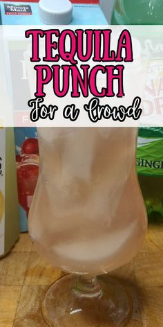 tequila punch for a crowd recipe