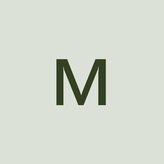 the letter m is made up of two letters, and it appears to be green