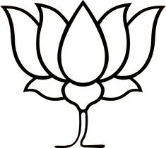 a black and white drawing of a flower