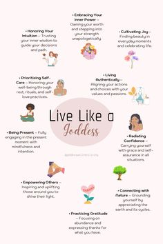 Unlock your inner power and live like a goddess. Embrace self-love, confidence, and balance as you create a life full of purpose, beauty, and abundance. Start your journey today. #lifestyle How To Balance Divine Feminine Energy, Habits Of A Goddess, Goddess Self Care, How To Be A Goddess Tips, How To Feel Like A Goddess, Goddess Routine, How To Embrace Feminine Energy, How To Develop Feminine Energy, How To Become A Goddess