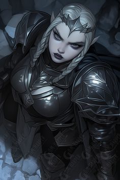 an image of a woman dressed in armor