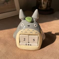 Studio Ghibli inspired desk calendar