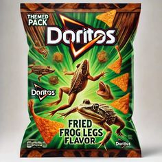 doritos fried frog legs flavored potato chips