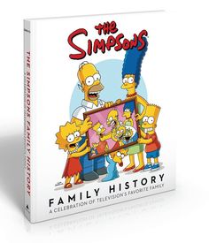 the simpsons family history book is shown