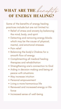 Energy Healing Exercises, Different Types Of Energy Healing, Energy Healing Benefits, What Is Energy Healing, Energy Healing Practices, Benefits Of Energy Healing, What Is Energy Work, Healing Energy Tools, Subtle Energy Healing Practices