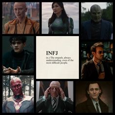 Infj Marvel, Infj Actors, Loki Infj, Infj Celebrities, Infj Fictional Characters, Infj 4w5, Infj Characters Harry Potter, Infj Personality Characters, Infj Characters In Movies