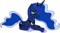 an image of a pony with long hair and blue tail sitting on its back legs