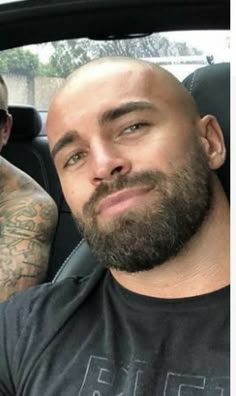 Bald Beard, Bald Men Fashion, Bald Guys With Beards, Handsome Bald Men With Beards, Bald With A Beard, Bald And Beard, Bald Bearded Men, Handsome Bald Men, Bald Head Bearded Men