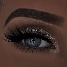 Hoco Makeup Ideas Silver, Prom Makeup To Go With Black Dress, Black Angel Makeup Ideas, Prom Makeup For Brown Eyes Black Dress, Hoco Makeup Inspo, Homecoming Makeup Ideas, Prom Makeup Looks Silver, Dark Angel Makeup Halloween, Prom Eye Makeup For Black Dress