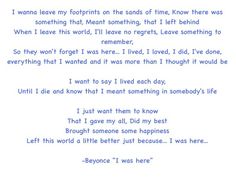 a poem written in blue ink on white paper