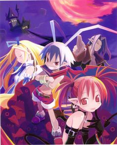 Disgaea Art, Disgaea Official Art, Disgaea Artwork, Disgaea Wallpaper, Disgaea 1 Art, Disgaea 3, Disgaea 5, Ninja Disgaea, Indie Game Covers