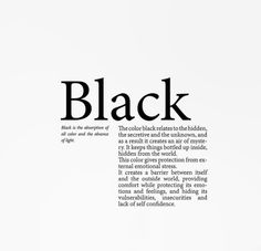 a black and white photo with the word black written in it
