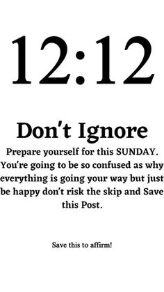 a poster with the words don't ignore