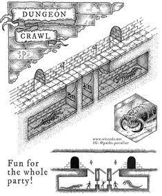 an old drawing shows how to use the dragon crawl