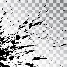 black and white ink splattered background with checkered pattern royalty illustration stock illustration