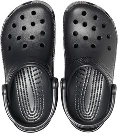 Crocs Classic Clogs Zappos, Casual Black Crocs, New Black Crocs, Crocs Black, Black Crocs Classic, Comfortable Black Crocs, Purple Crocs Size 10, Purple Crocs Size 9, Men's Black Crocs Shoes
