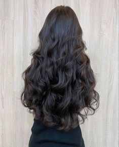 Dark Brown Hair Wavy Natural, Long Dark Wavy Hair Natural, Silky Wavy Hair, Silky Wavy Hair Aesthetic, Black Thick Wavy Hair, Shiny Wavy Hair, Natural Wavy Silky Hair, Long Black Hair Perm, Black Wavy Hair Aesthetic