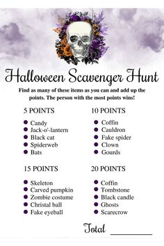 the halloween scavenger hunt is here to help you find out where to get it