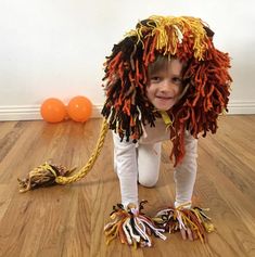 Toddler Lion Costume Diy, Diy Lion Costume Kids, Kids Lion Costume Diy, Easy Diy Lion Costume, Homemade Lion Costume Kids, Homemade Lion Costume, Diy Lion Costume Boy, Boys Lion Costume, Lion Costume Crochet Design