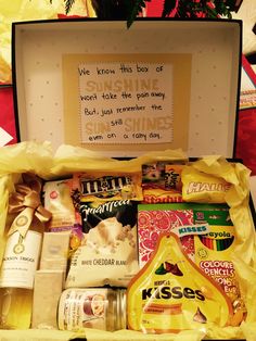 an open suitcase filled with lots of different items