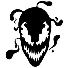 an image of a scary monster face with teeth and fangs on it's head