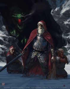 Medieval Santa Claus, Christmas Barbarian, Santa Claus Knight, Barbarian Santa, Dnd Santa Claus, Santa Warrior, Barbarian Santa Claus, Warrior Santa Art, Warrior Santa Claus
