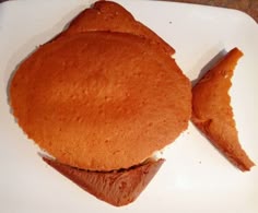 two pieces of bread on a white plate