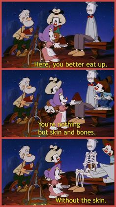 AnimaniacsQuotes on Twitter Animaniacs Comics, Animaniacs Quotes, Animaniacs Jokes, Animaniacs Anime, Animaniacs Scared, Good Feathers Animaniacs, Animaniacs Movie, Animaniacs Country Song, Animaniacs Siblings