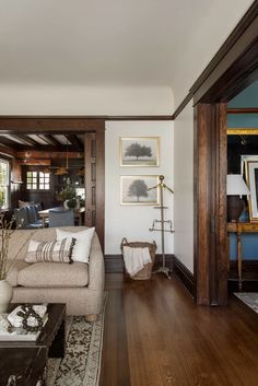 the living room is clean and ready for us to use