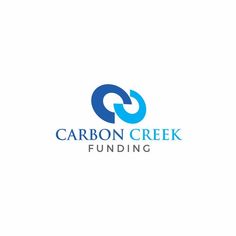 the logo for carbon creek funding, which is designed to look like an arrow