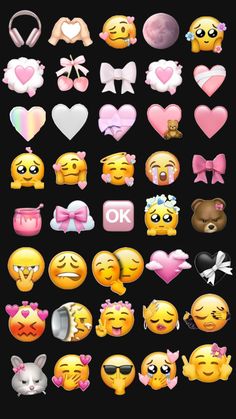 the emojons are all different colors and shapes, but one is not sure to see