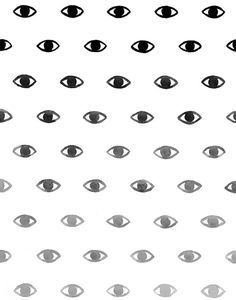 black and white image of an eye pattern