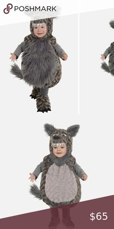 Baby Wolf Costume 2T-4T