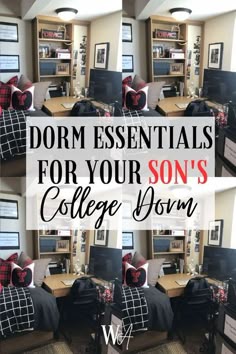 dorm essentials for your son's college dorm