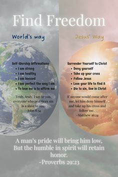 a poster with an image of the earth and jesus's way