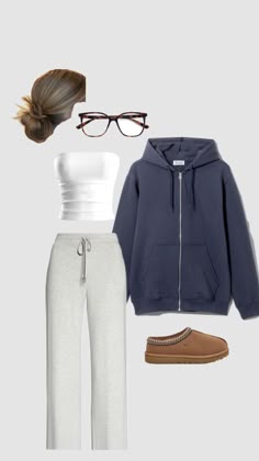 Jogging Outfit, Looks Para Faculdade, Simple Outfits For School, Outfit Trends, Cute Lazy Outfits, Casual Preppy Outfits, Lazy Outfits, Cute Lazy Day Outfits, Cute Preppy Outfits