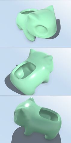 High Poly Bulbasaur Planter