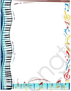 a sheet with musical notes on it and an empty space for the word's name