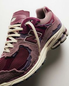 Sneaker Inspo 2025, Earthy Sneakers, New Balance 9060 Burgundy Pink Outfit, New Balance 2002r Black Fig, Burgundy Cushioned Sneakers For Streetwear, Salomon Sneakers Red, Purple Streetwear Sneakers With Contrast Sole, New Balance 9060 Burgundy Pink, Luxury New Balance Custom Lace-up Sneakers