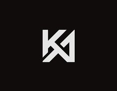 the letter k is made up of two intersecting lines, and it appears to be white