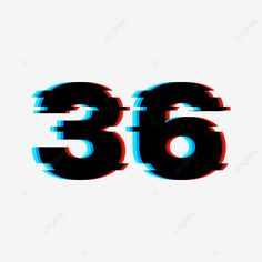 the number sixty six in black and blue
