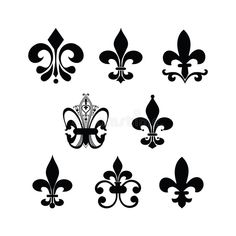 black and white fleur de lis clipartiones d'artificens