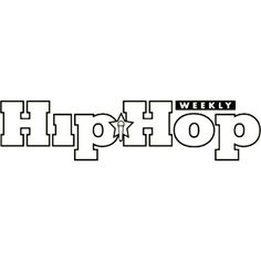 the word hippop written in black and white