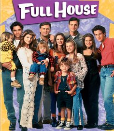 the cast of full house is shown in this promotional poster for tv series, full house