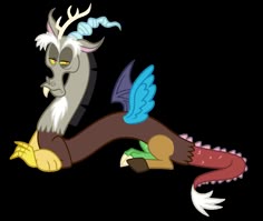 an image of a cartoon character flying through the air with wings on his head and tail