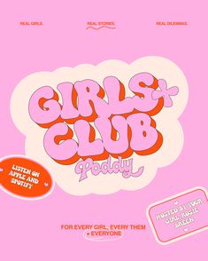 an advertisement for the girls'club