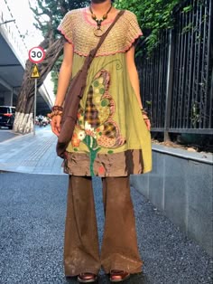 Colorful Grunge Aesthetic Outfits, Indie Outfits Women, Outfits For Your Oc, Quirky Core, Trinketcore Outfit, Quirky Girl Aesthetic, Funky Clothing, Colorful Fairycore Outfits, Whimsitwee Clothes