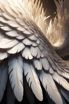 an image of a bird with white feathers